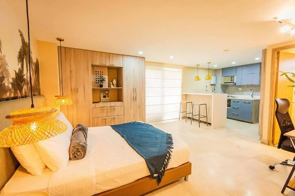 Apartamento Stylish Loft, Balcony, Fast Internet, Parking 210 Medellín Colombia